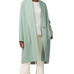 Vince Small Mint Green Oversized Wool Coat